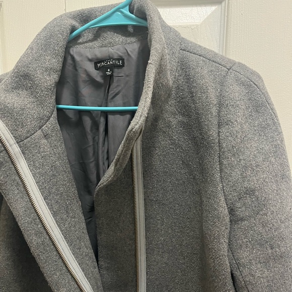 J crew Women's Gray mercantile coat full zip size 6 - Picture 14 of 16